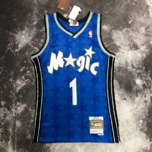 Maillot Homme M&N 2000/01 Tracy McGrady Blue Retro
