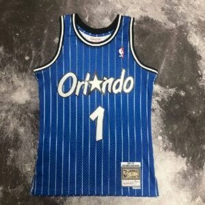 Maillot Homme M&N 1995 Anfernee Hardaway Blue Retro Jersey