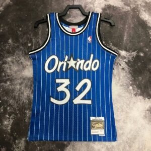 Maillot Homme M&N 1994/95 Shaquille O’Neal Blue Retro Jersey