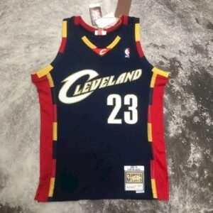Maillot Homme M&N 2008/09 LeBron James Blue Retro