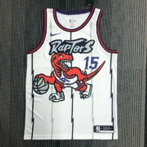 Maillot Homme Vince Carter White Retro Team Jersey
