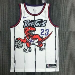 Maillot Homme Fred VanVleet White Retro Team