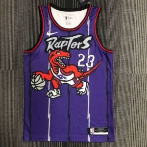 Maillot Homme Fred VanVleet Purple Retro Team Jersey