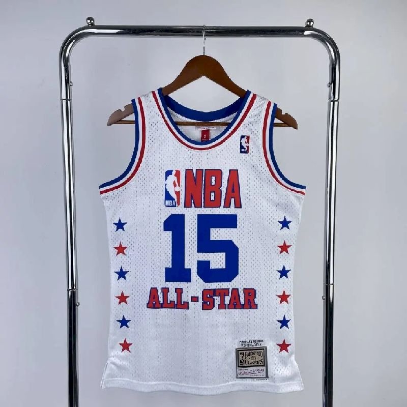 Maillot Homme 2003 Vince Carter All Star White Retro