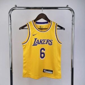 Yonth LeBron James Yellow Team Jersey