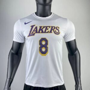 Maillot Homme Kobe Bryant White Team T-shirt