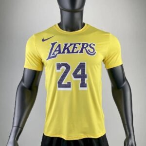 Maillot Homme Kobe Bryant Yellow Team T-shirt
