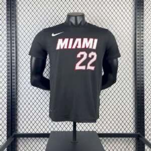 Maillot Homme Jimmy Butler Black Team T-shirt