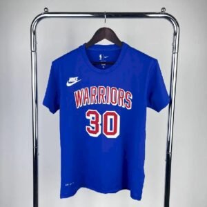 Maillot Homme Stephen Curry Blue Team T-shirt