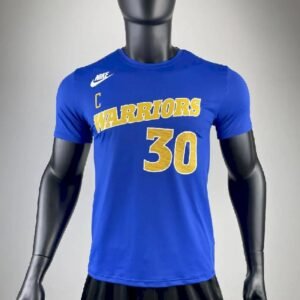 Maillot Homme Stephen Curry Blue Team T-shirt