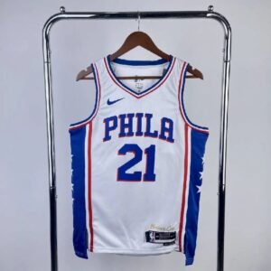 Maillot Homme Joel Embiid Home White Team Jersey