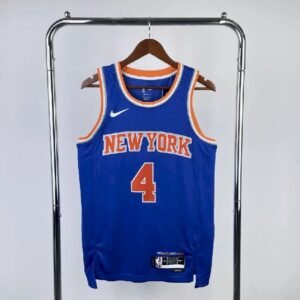 Maillot Homme Derrick Rose Away Blue Team Jersey