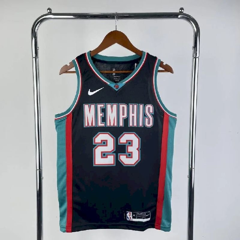 Maillot Homme Derrick Rose Black Retro Team Jersey