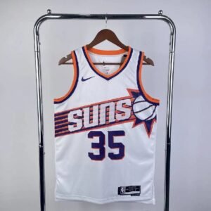 Maillot Homme Kevin Durant White Home Team Jersey