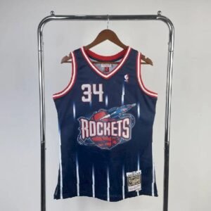Maillot Homme M&N 1996/97 Hakeem Olajuwon Retro
