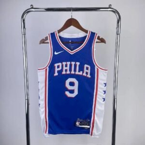 Maillot Homme 2023 Kelly Oubre Jr. Away Blue Team Jersey