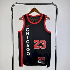 Maillot Homme 2024 Michael Jordan Black Team Jersey – City Edition