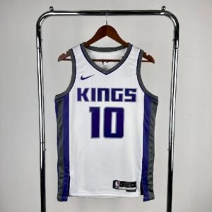 Maillot Homme 2023 Domantas Sabonis White Home Team Jersey