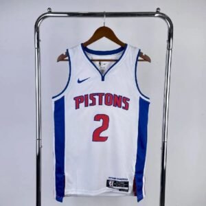 Maillot Homme 2023 Cade Cunningham White Team Jersey