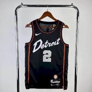 Maillot Homme 2024 Cade Cunningham Black Team Jersey – City Edition