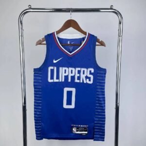 Maillot Homme 2023 Russell Westbrook Blue Away Team Jersey