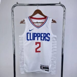 Maillot Homme 2023 Kawhi Leonard White Home Team Jersey