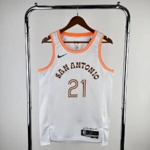 Maillot Homme 2024 Tim Duncan White Team Jersey – City Edition