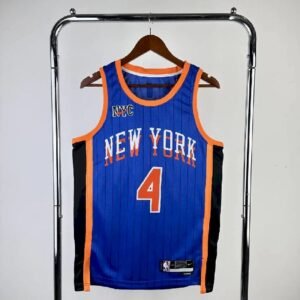 Maillot Homme 2024 Derrick Rose Blue Team Jersey – City Edition