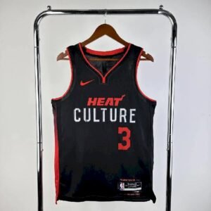 Maillot Homme 2024 Dwyane Wade Black Team Jersey – City Edition