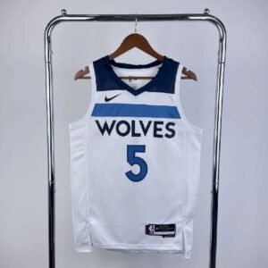 Maillot Homme 2023 Anthony Edwards White Home Team Jersey
