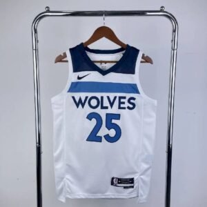 Maillot Homme 2023 Derrick Rose White Home Team Jersey