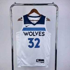 Maillot Homme 2023 Karl-Anthony Towns White Home Team Jersey