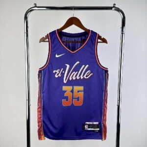 Maillot Homme 2024 Kevin Durant Blue Team Jersey – City Edition