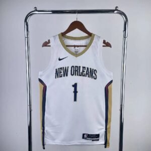 Maillot Homme 2023 Zion Williamson White Home Team Jersey