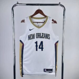 Maillot Homme 2023 Brandon Ingram White Home Team Jersey