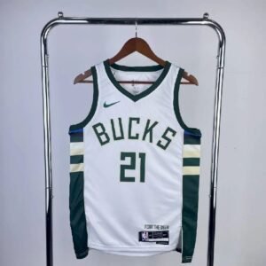 Maillot Homme 2023 Jrue Holiday White Home Team Jersey