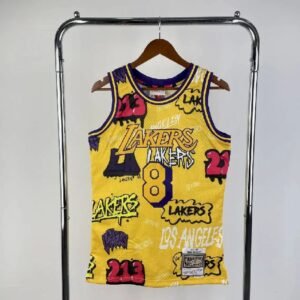 Maillot Homme M&N 1996/97 Kobe Bryant Yellow Retro