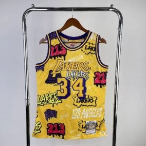 Maillot Homme M&N 1996/97 Shaquille O’Neal Yellow Retro
