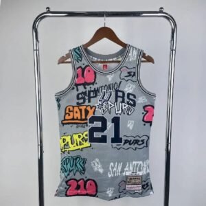 Maillot Homme M&N 1998/99 Tim Duncan Retro