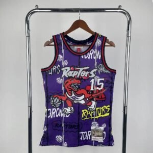 Maillot Homme M&N 1998/99 Vince Carter Purple Retro