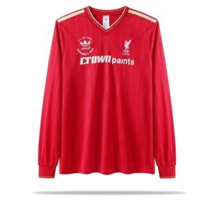 Retro Liverpool 1985/86 Home FA Cup Long Sleeve