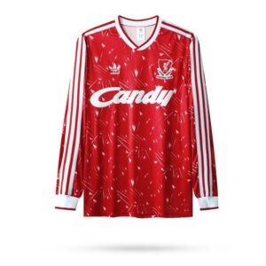 Retro Liverpool 1989/91 Home Long Sleeve