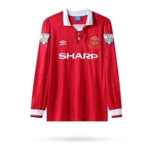 Retro Manchester United 1992/94 Home Champion Long Sleeve