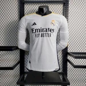 Maillot Homme Real Madrid 2023/24 Domicile Manches Longues Version Joueur