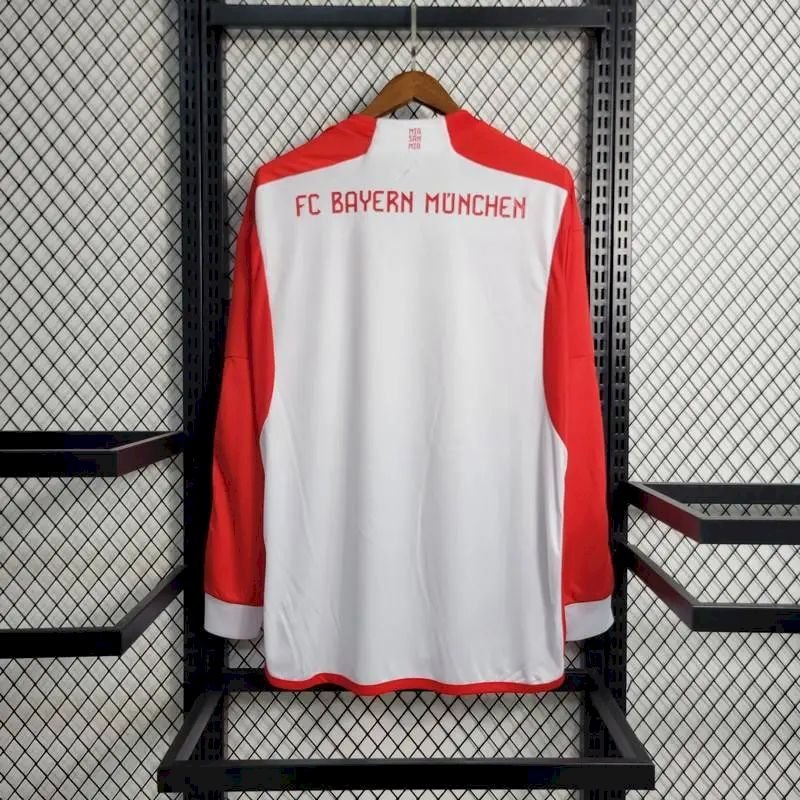 Maillot Homme Bayern Munich 2023/24 Domicile Manches Longues – Image 5