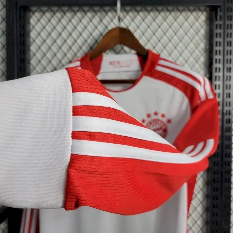 Maillot Homme Bayern Munich 2023/24 Domicile Manches Longues – Image 8