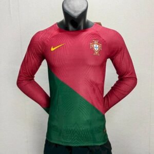 Maillot Homme Portugal 2022/23 Domicile Manches Longues Version Joueur