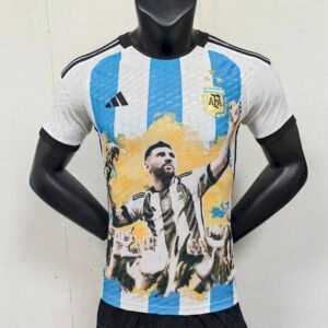 Maillot Homme Argentine 2023/24 Messi Champion Edition Version Joueur