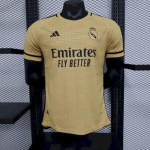 Maillot Homme Real Madrid 2023/24 Version Joueur Yellow