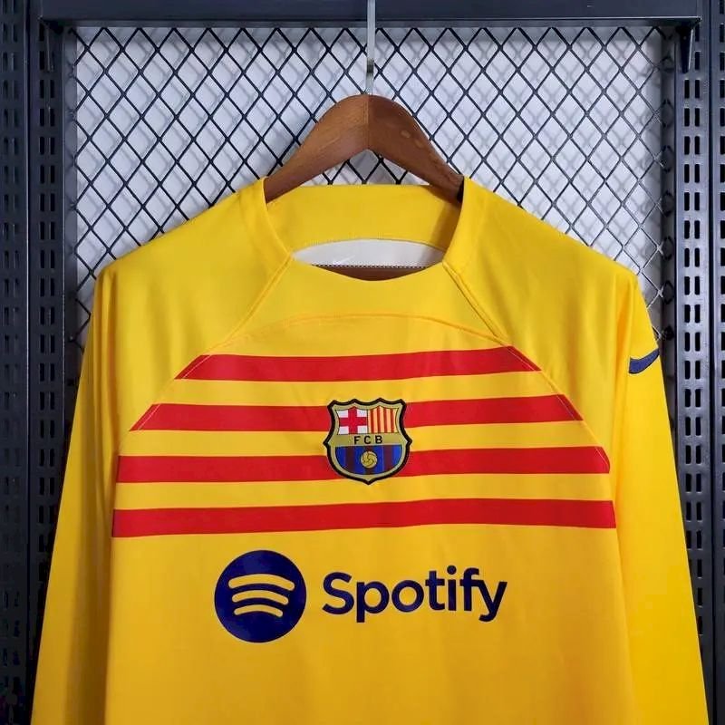 Maillot Homme Barcelona 2023/24 Fourth Manches Longues – Image 4